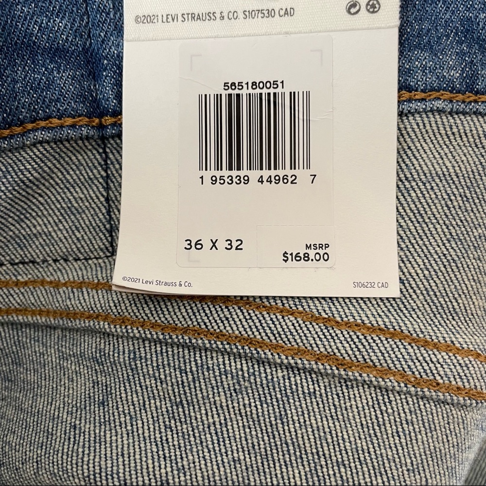 LEVI'S Made & Crafted 502 Selvedge Denim Taper Jeans -Tencel X Refibra- - Picture 13 of 16